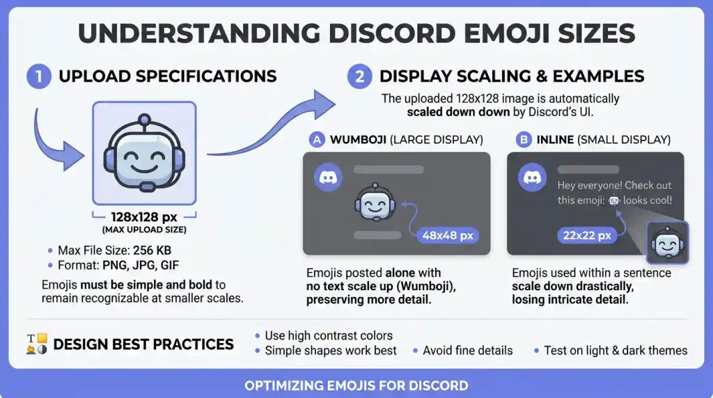 Discord Emoji Size (Meaning & Example)