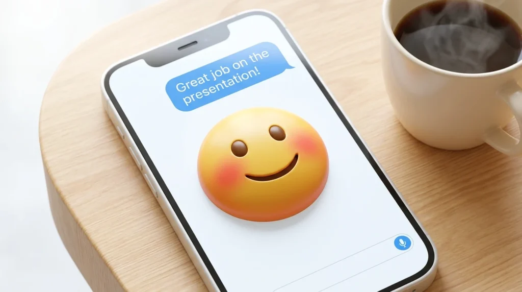 How to use blush emoji the right way