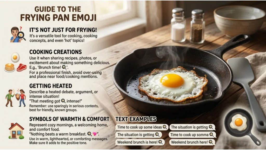 How to use frying pan emoji the right way