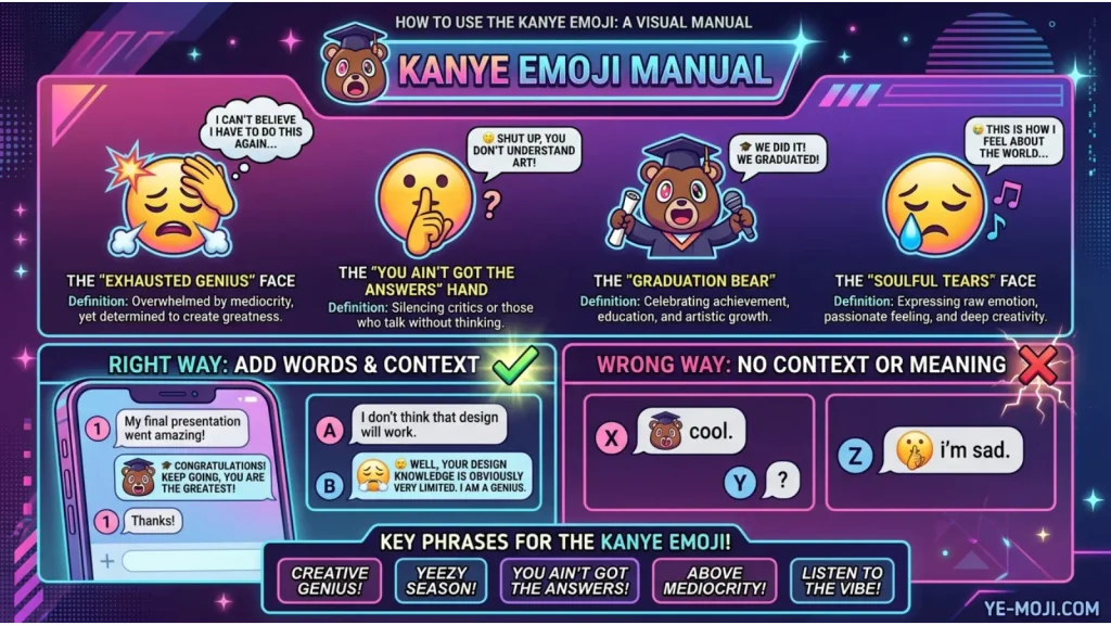 How to use Kanye Emoji the right way