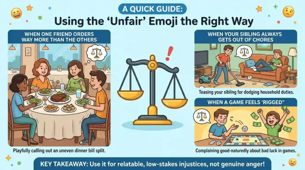 How to use Unfair Emoji the right way