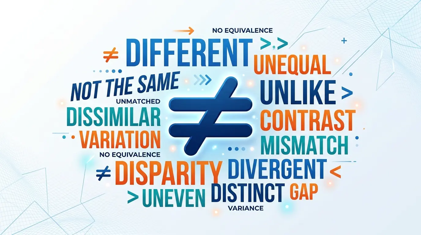 Not Equal Emoji