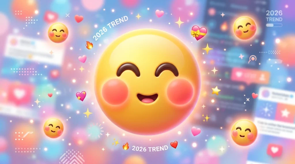 Trending blush emoji in 2026