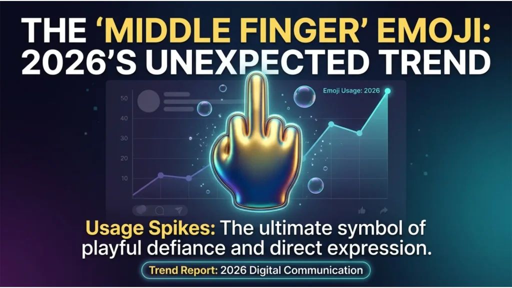 Trending Middle Finger Emoji in 2026
