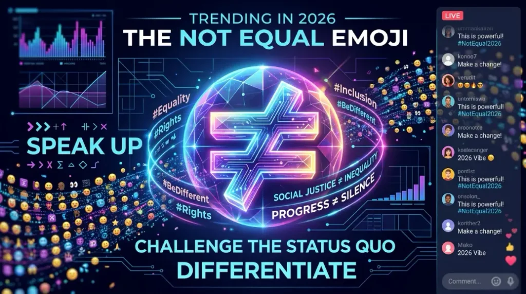 Trending Not Equal Emoji in 2026