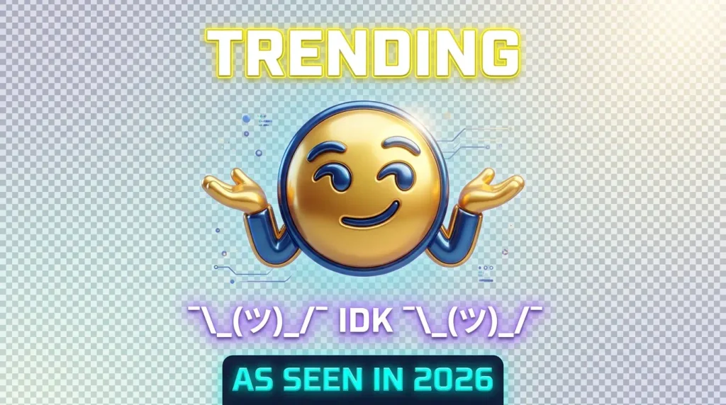 Trending shrug emoji png in 2026