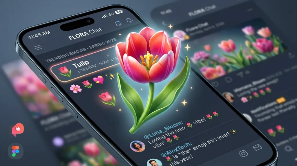 Trending Tulip Emoji in 2026