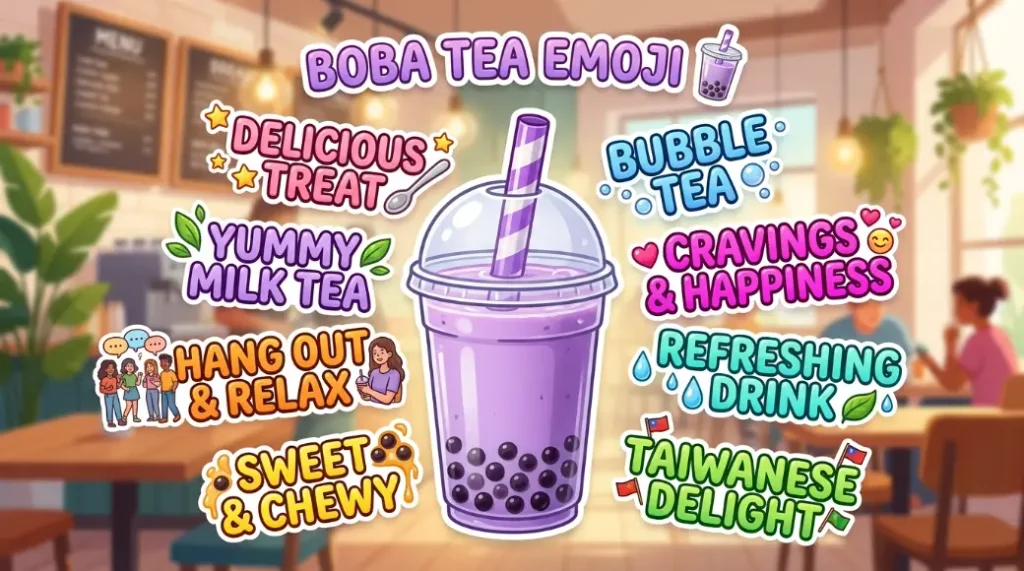 What do Boba Tea Emoji mean