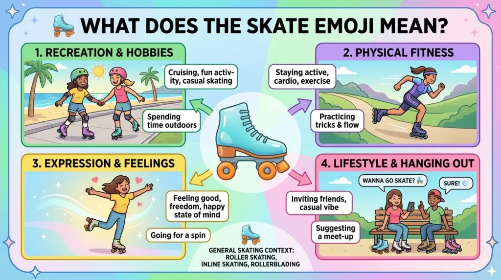 What do skate emoji mean