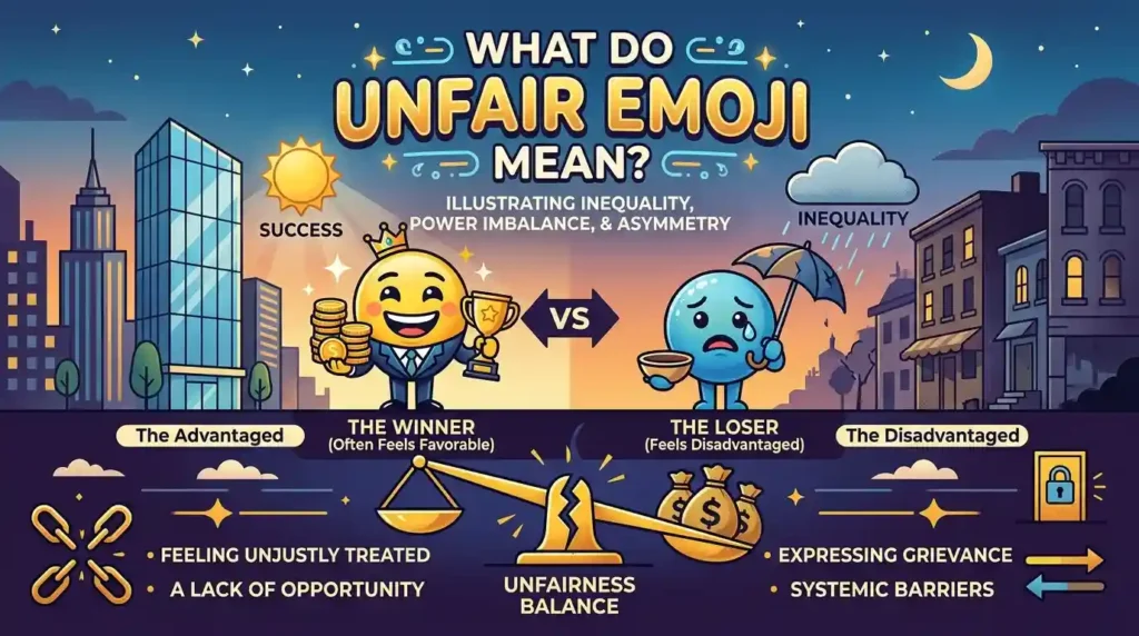 What do Unfair Emoji Mean