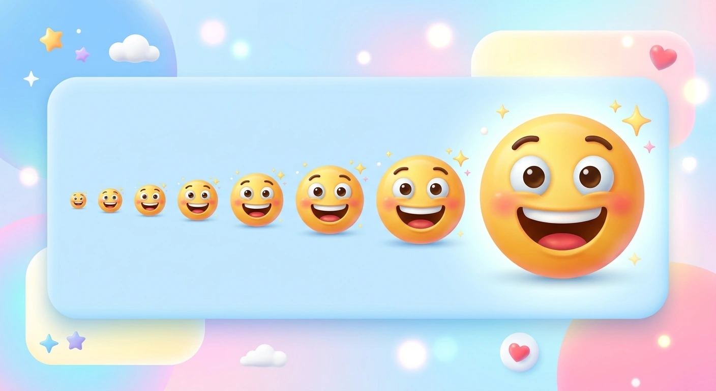 What does emoji size mean?