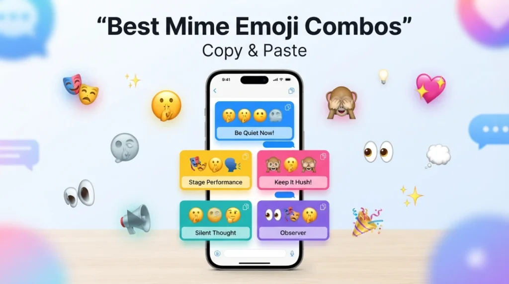Best mime emoji combos  copy & paste