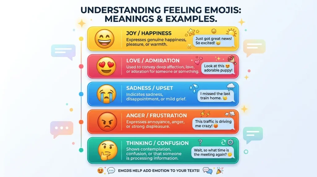 Feeling Emoji Meaning & Example