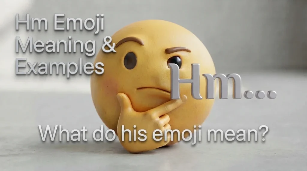 Hm Emoji Meaning & Example