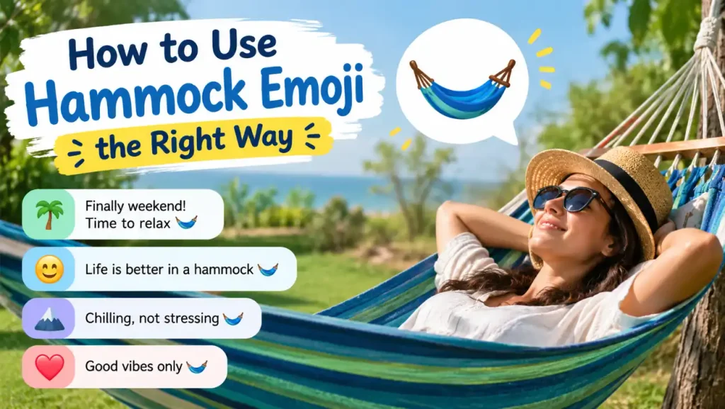 How to use hammock emoji the right way