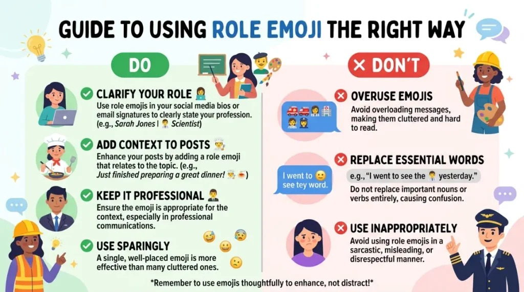How to use role emoji the right way