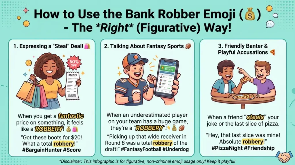 How to Use the Bank Robber Emoji the Right Way