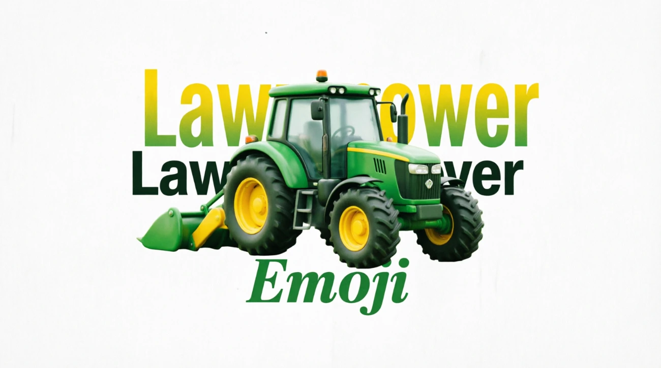 Lawnmower Emoji