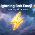 Lightning Bolt Emoji