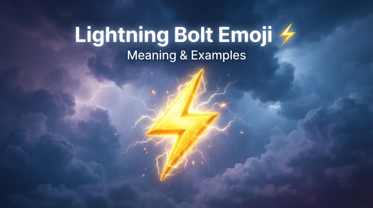 Lightning Bolt Emoji