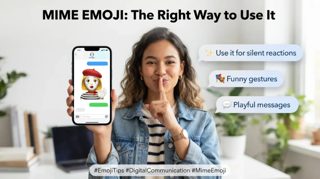 mime emoji the right way