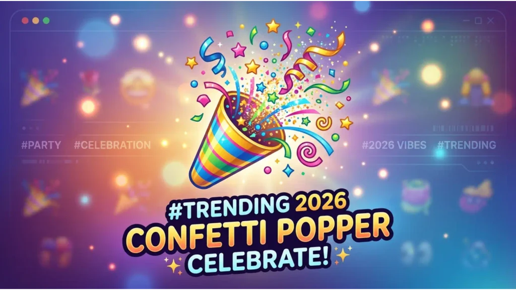 Trending Confetti Popper Emoji in 2026