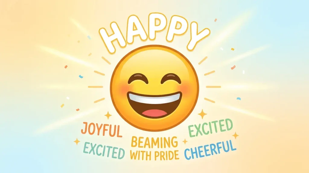 What do beaming emoji mean