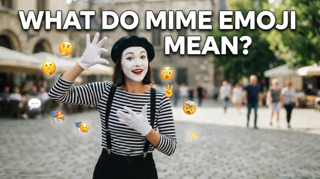 What do mime emoji mean