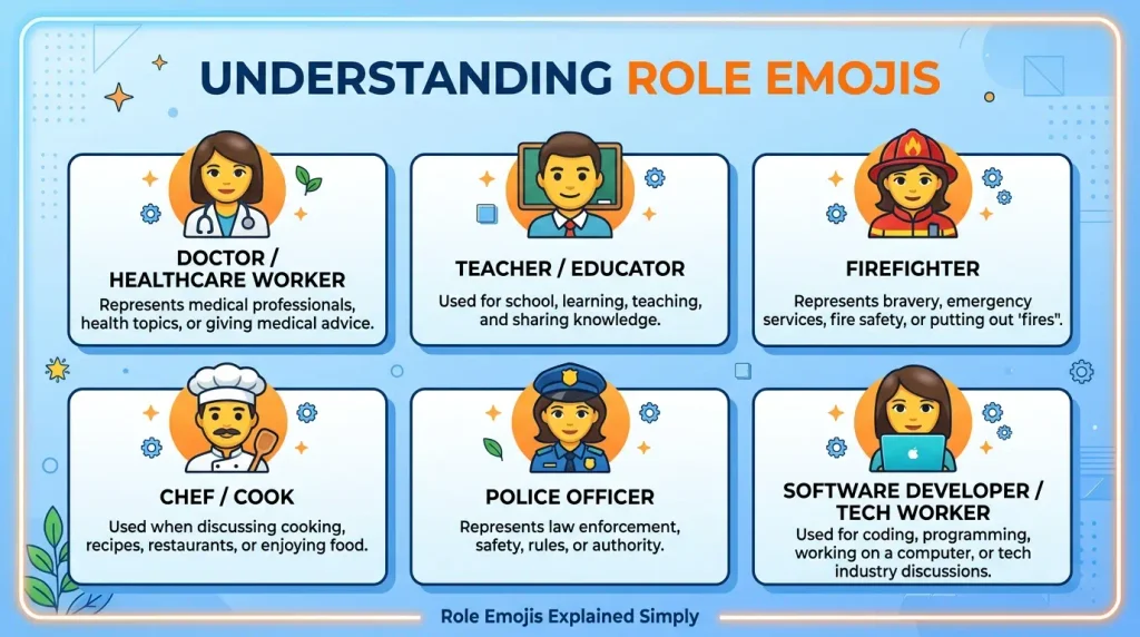 What do role emoji mean