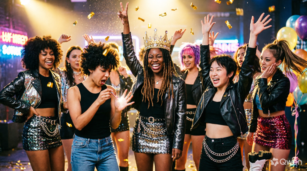 What do yas queen emoji mean