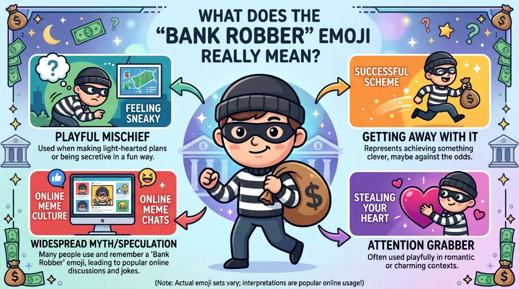 What Does the Bank Robber Emoji Really Mean