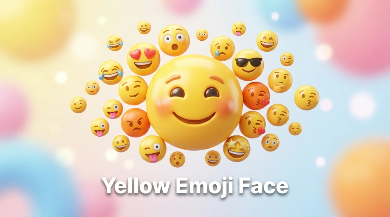 Yellow Emoji Face